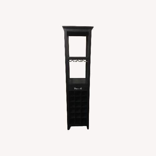 Used Storehouse Furniture Black Wine Bar for sale on AptDeco