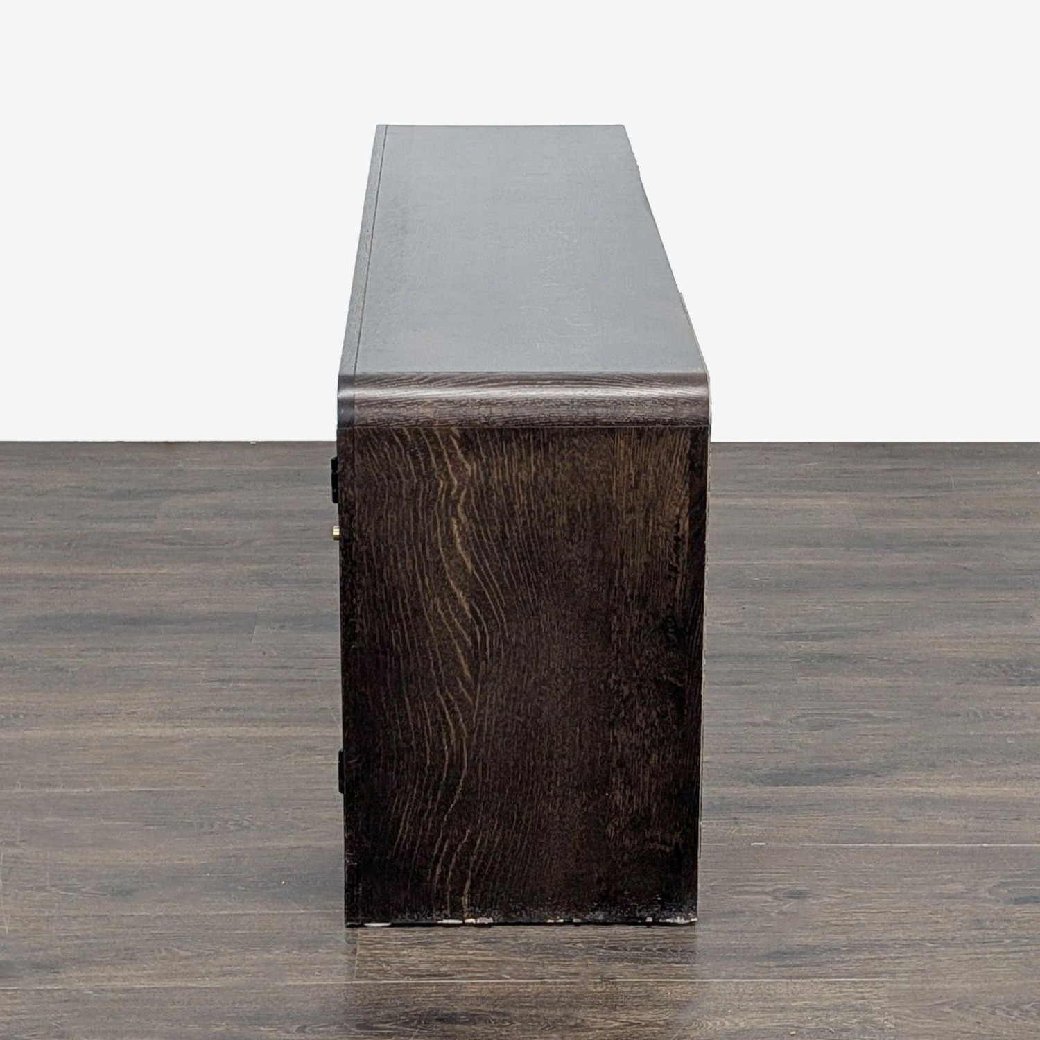 Living Spaces Kabria Cocoa Fireplace TV Stand - image-5