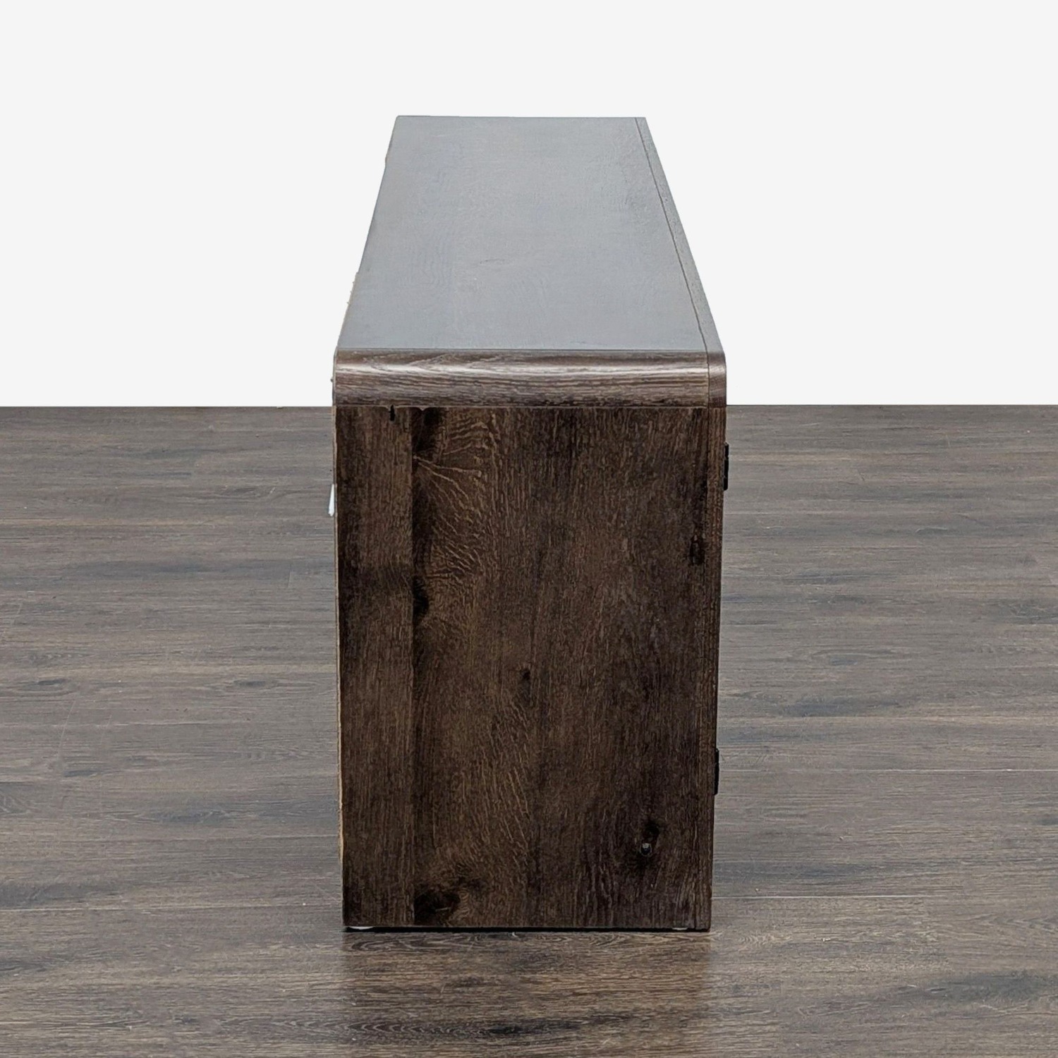 Living Spaces Kabria Cocoa Fireplace TV Stand - image-3