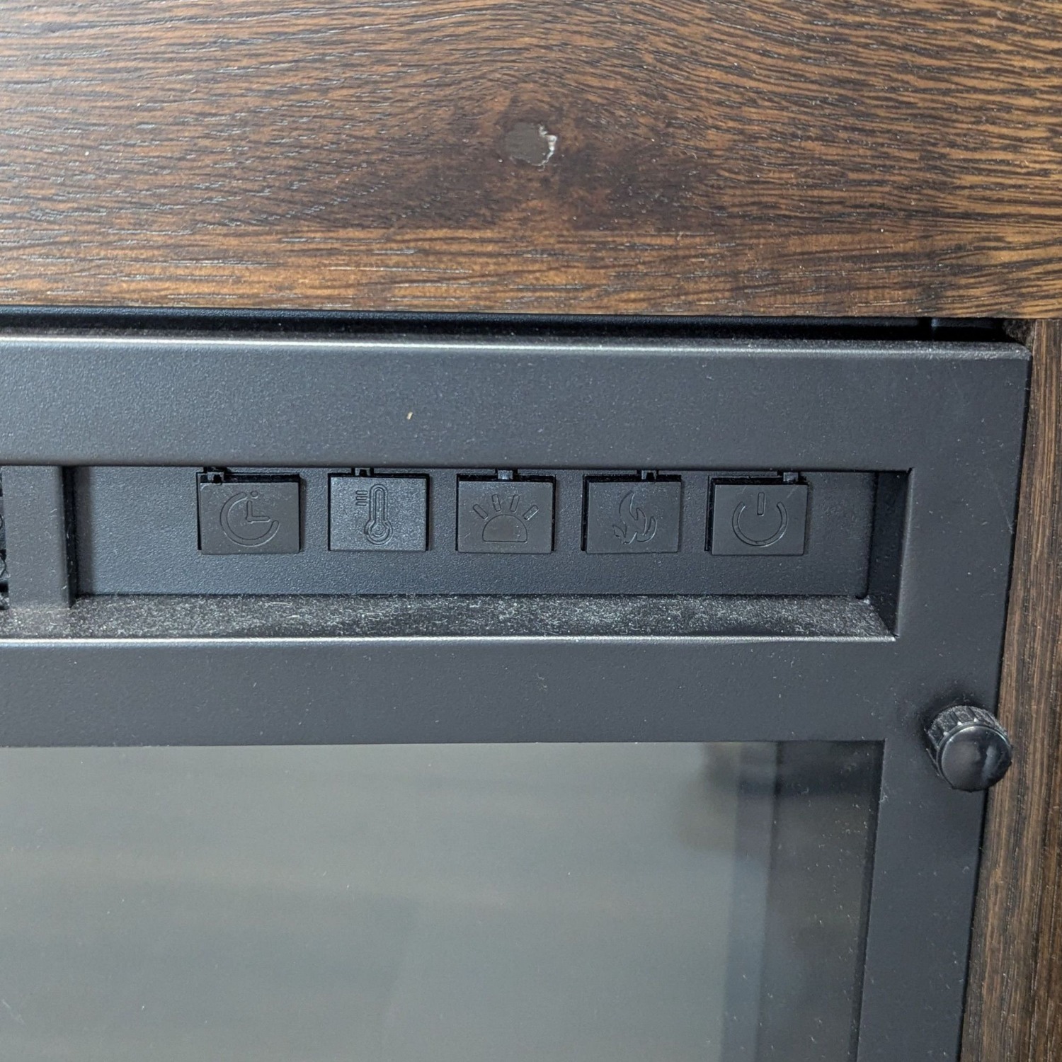 Living Spaces Kabria Cocoa Fireplace TV Stand - image-7