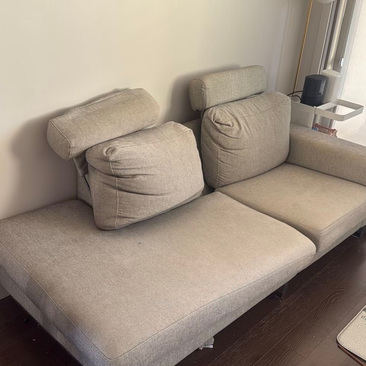 BoConcept Modern Light Gray Sectional - image-11