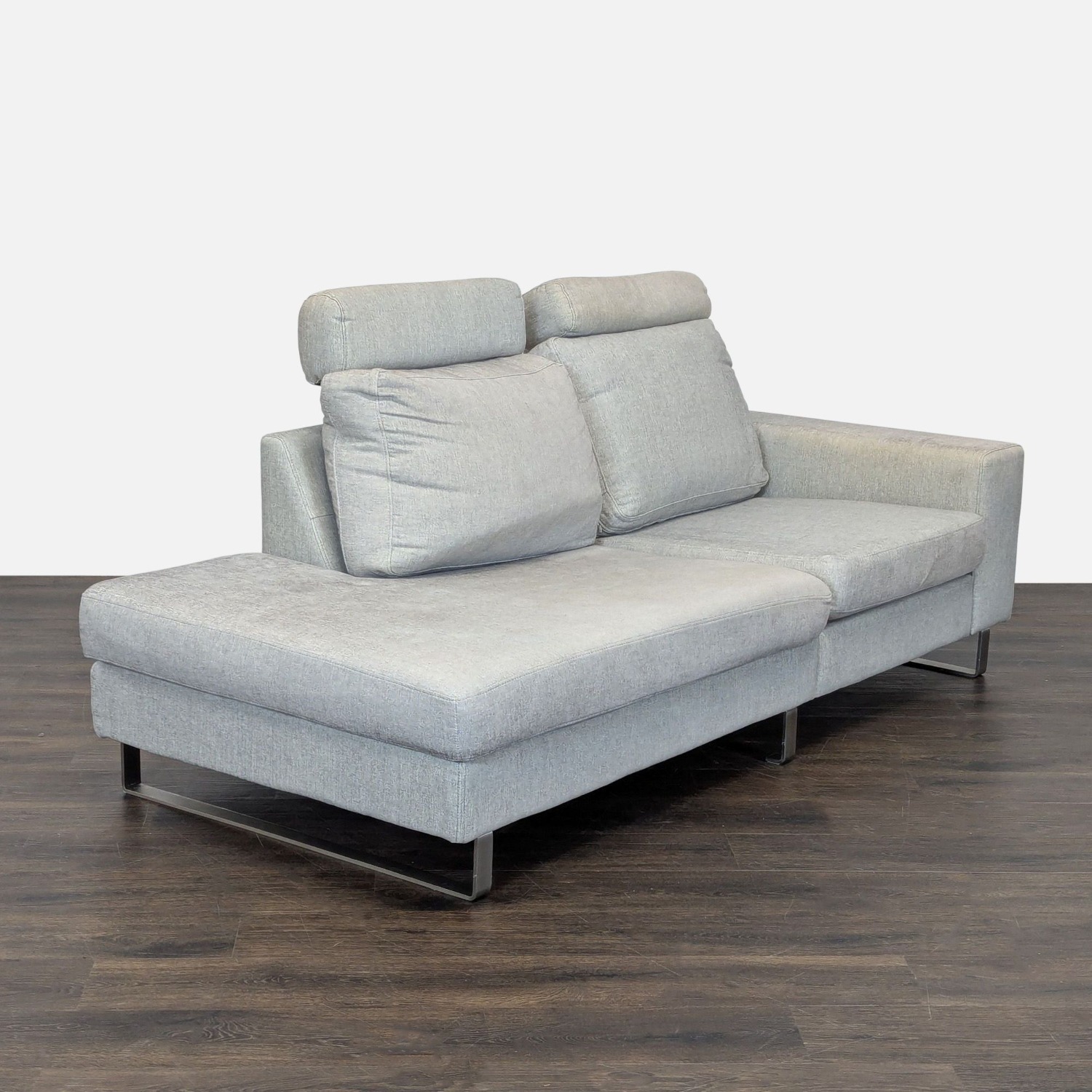 BoConcept Modern Light Gray Sectional - image-2