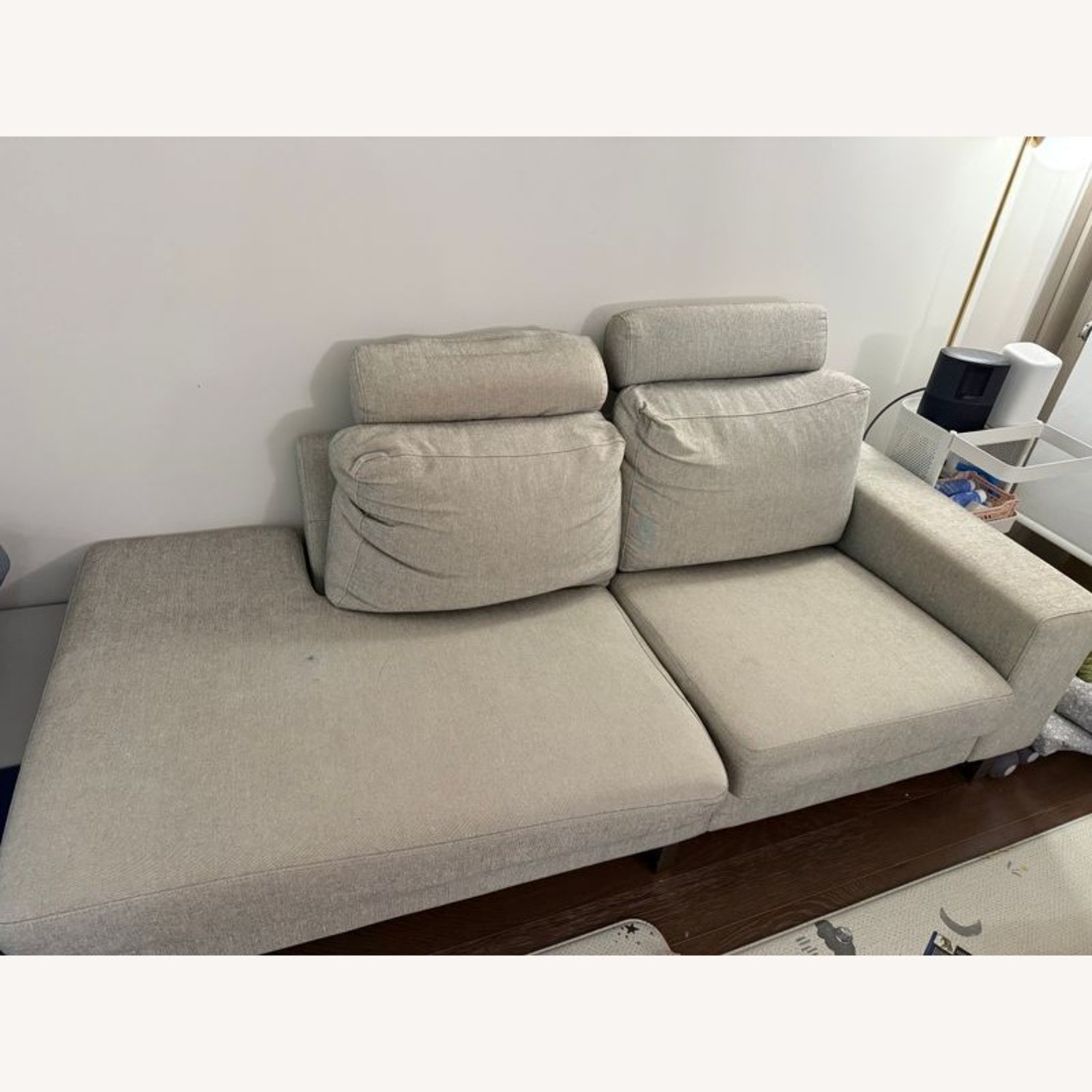 BoConcept Modern Light Gray Sectional - image-1