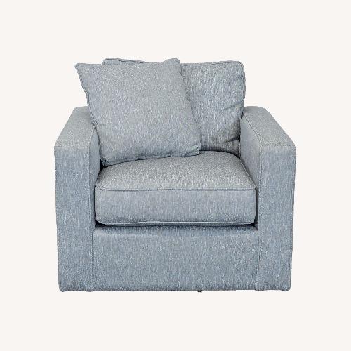 Used Room & Board Modern Blue Lounge Chair  for sale on AptDeco