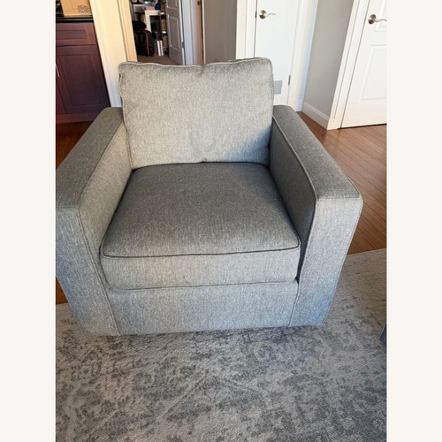 Used Room & Board Modern Blue Lounge Chair  for sale on AptDeco