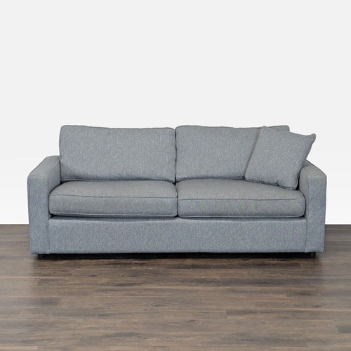 Used Room & Board 3-Seat Modern Gray Sofa with Pillow for sale on AptDeco