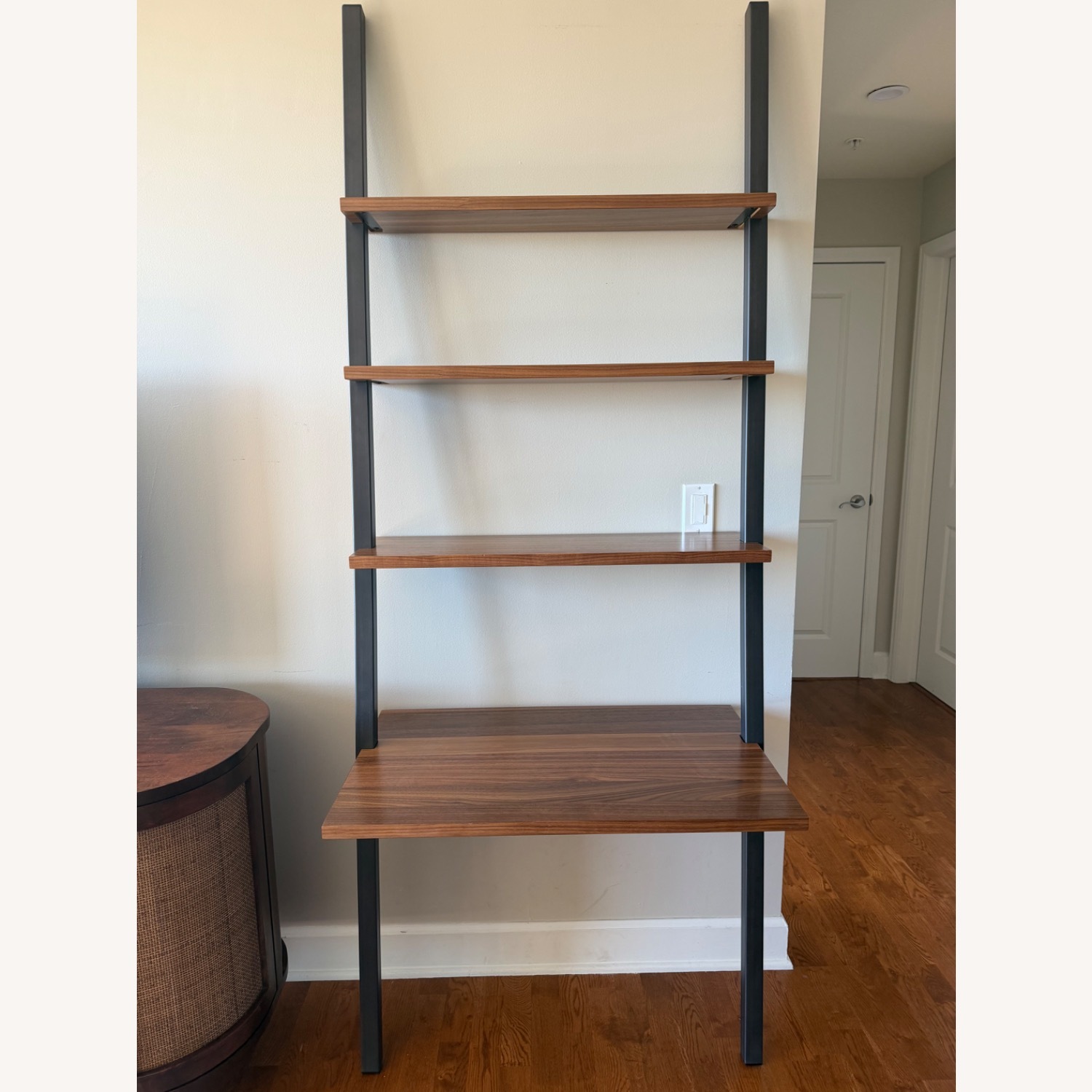 Room & Board Gallery Dark Brown Wood Veneer Wall Shelf - image-3