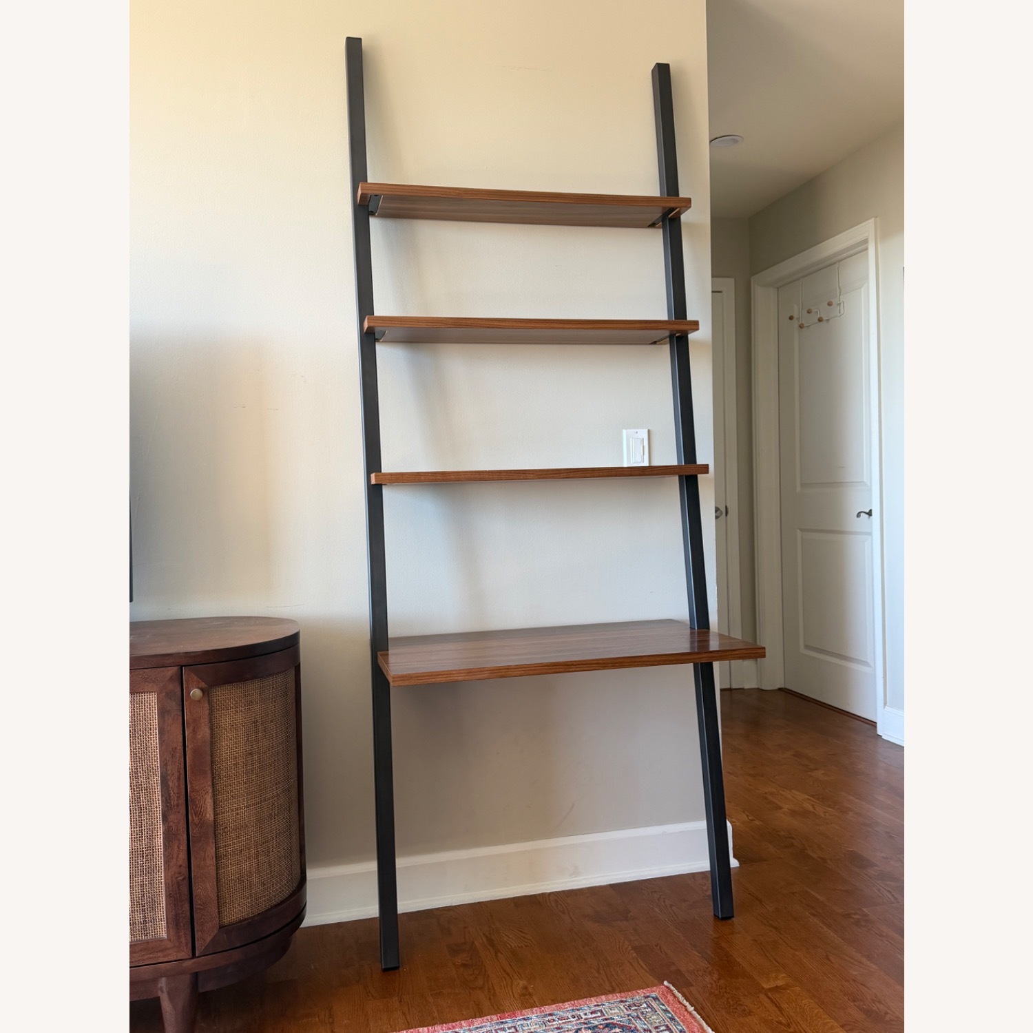 Room & Board Gallery Dark Brown Wood Veneer Wall Shelf - image-4