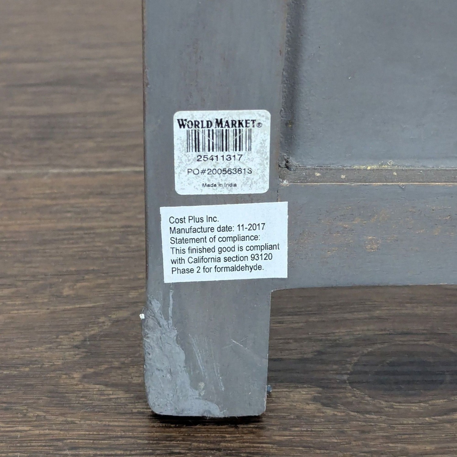 World Market Three Panel Wood Folding Screen - image-5