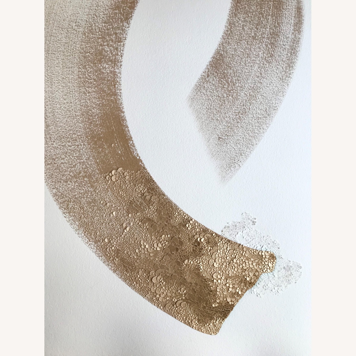 Lauren Collin White & Gold Art - image-3