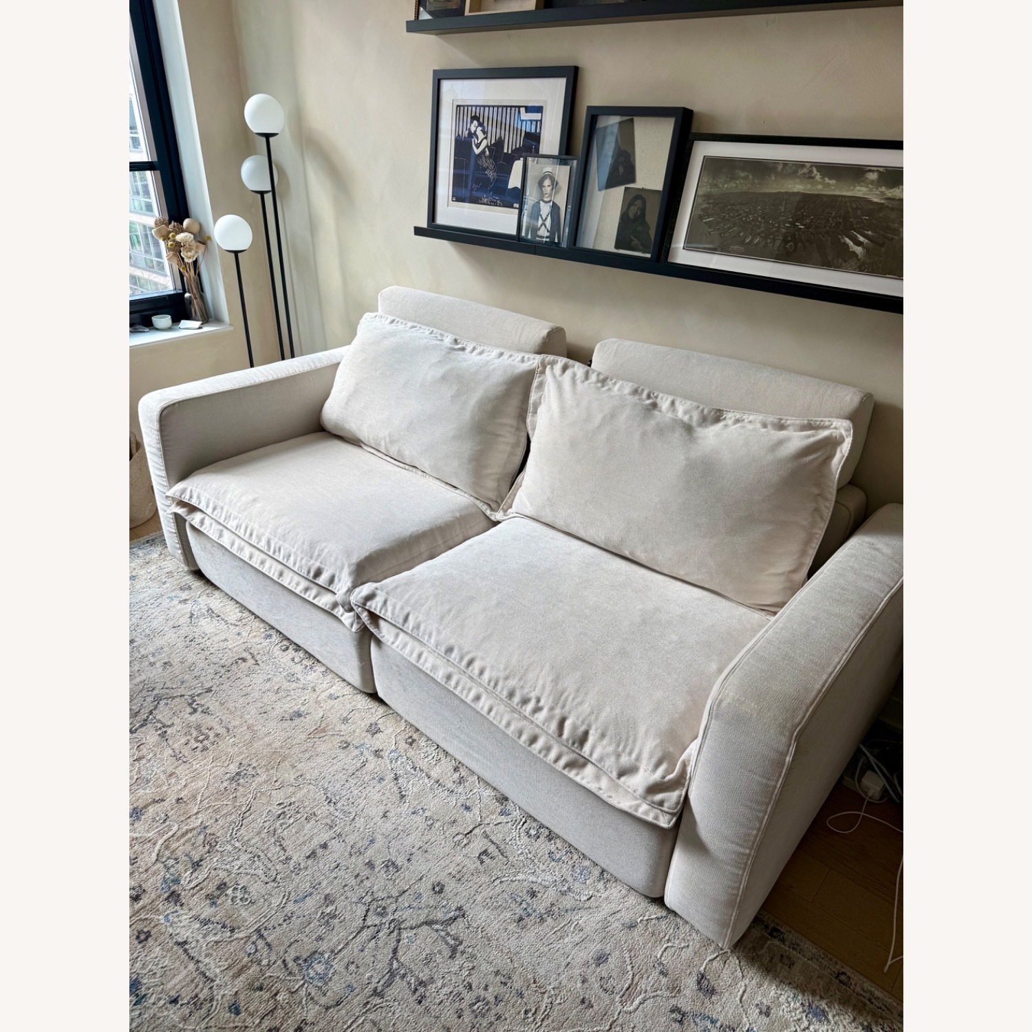 Homebody Natural Fabric 2 Seater Sofa - image-1