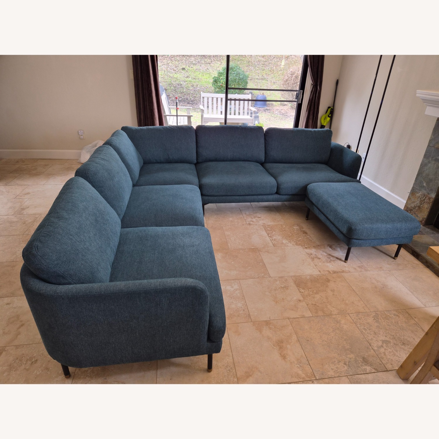 Castlery L- Shaped Sectional sofa with Ottoman - image-2
