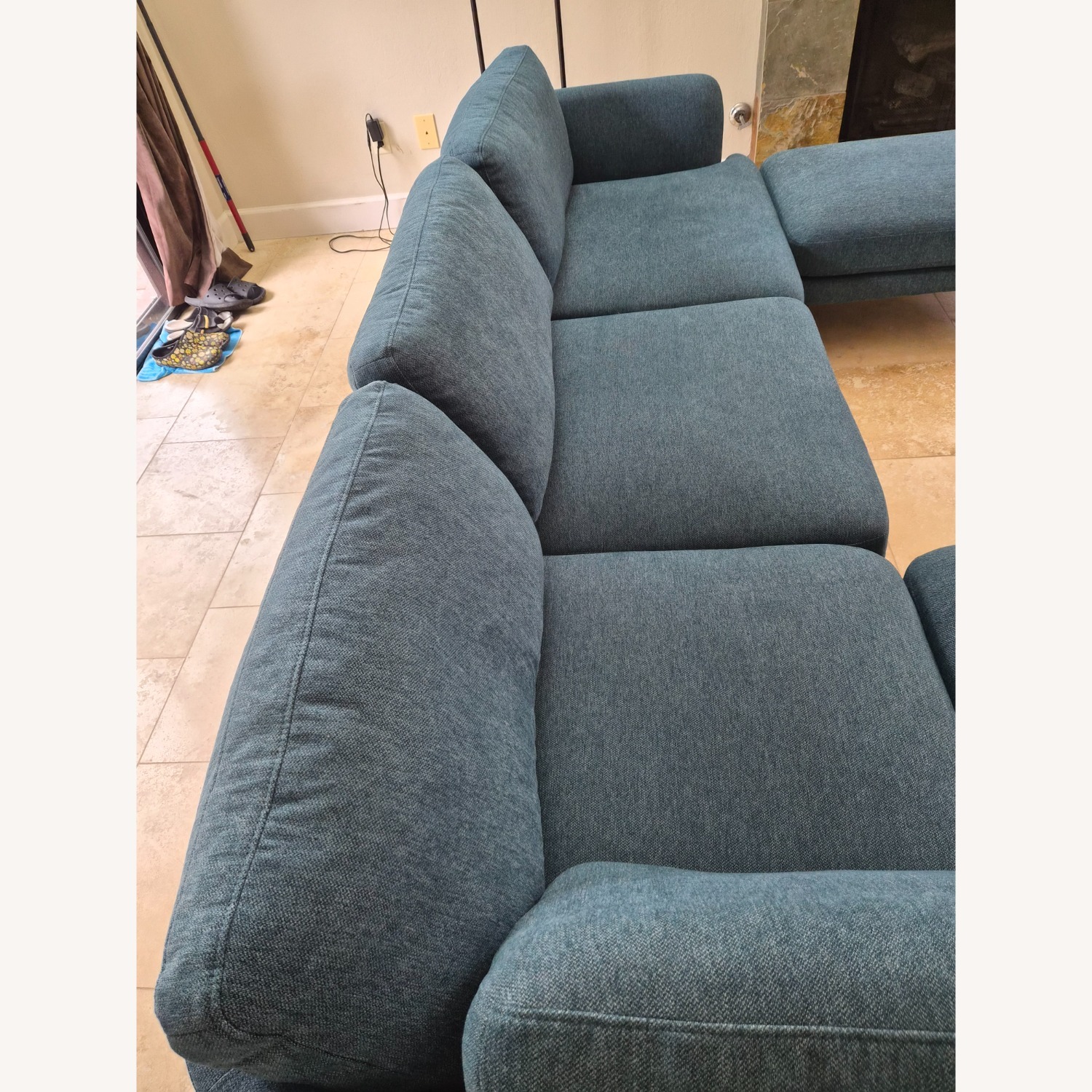 Castlery L- Shaped Sectional sofa with Ottoman - image-8