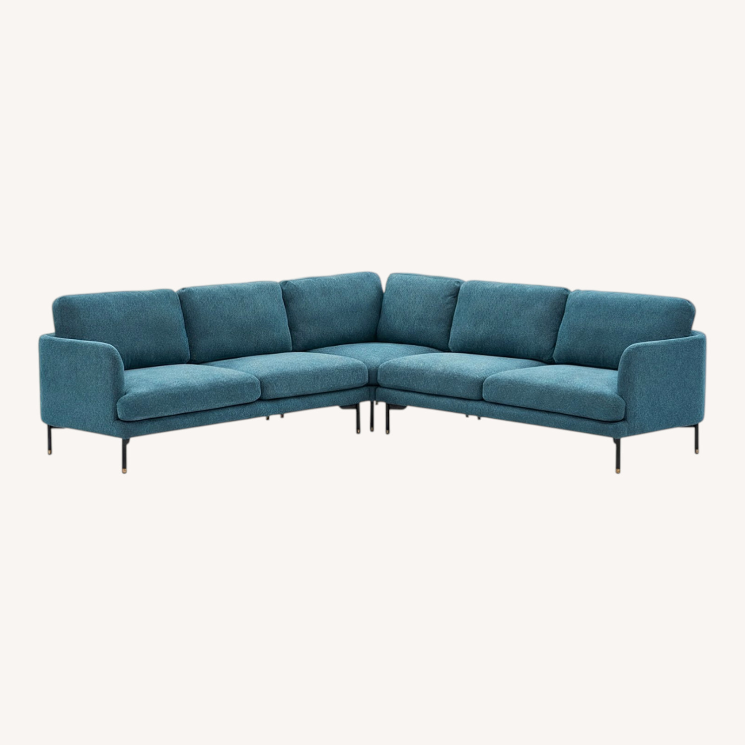 Castlery L- Shaped Sectional sofa with Ottoman - image-0