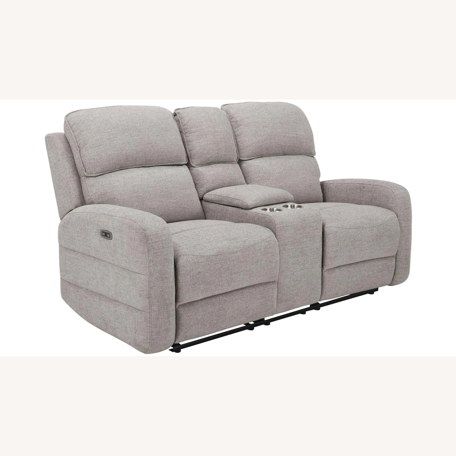 Raymour & Flanigan Everitt Light Gray 2 Seater Sofa - image-5