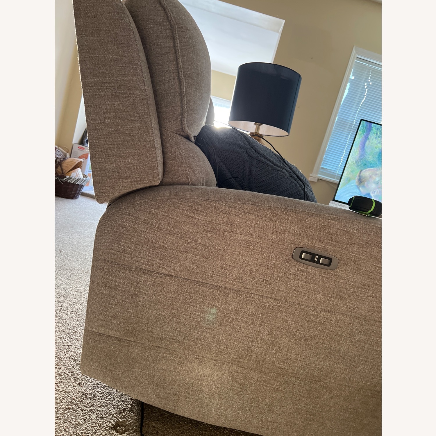 Raymour & Flanigan Everitt Light Gray 2 Seater Sofa - image-3