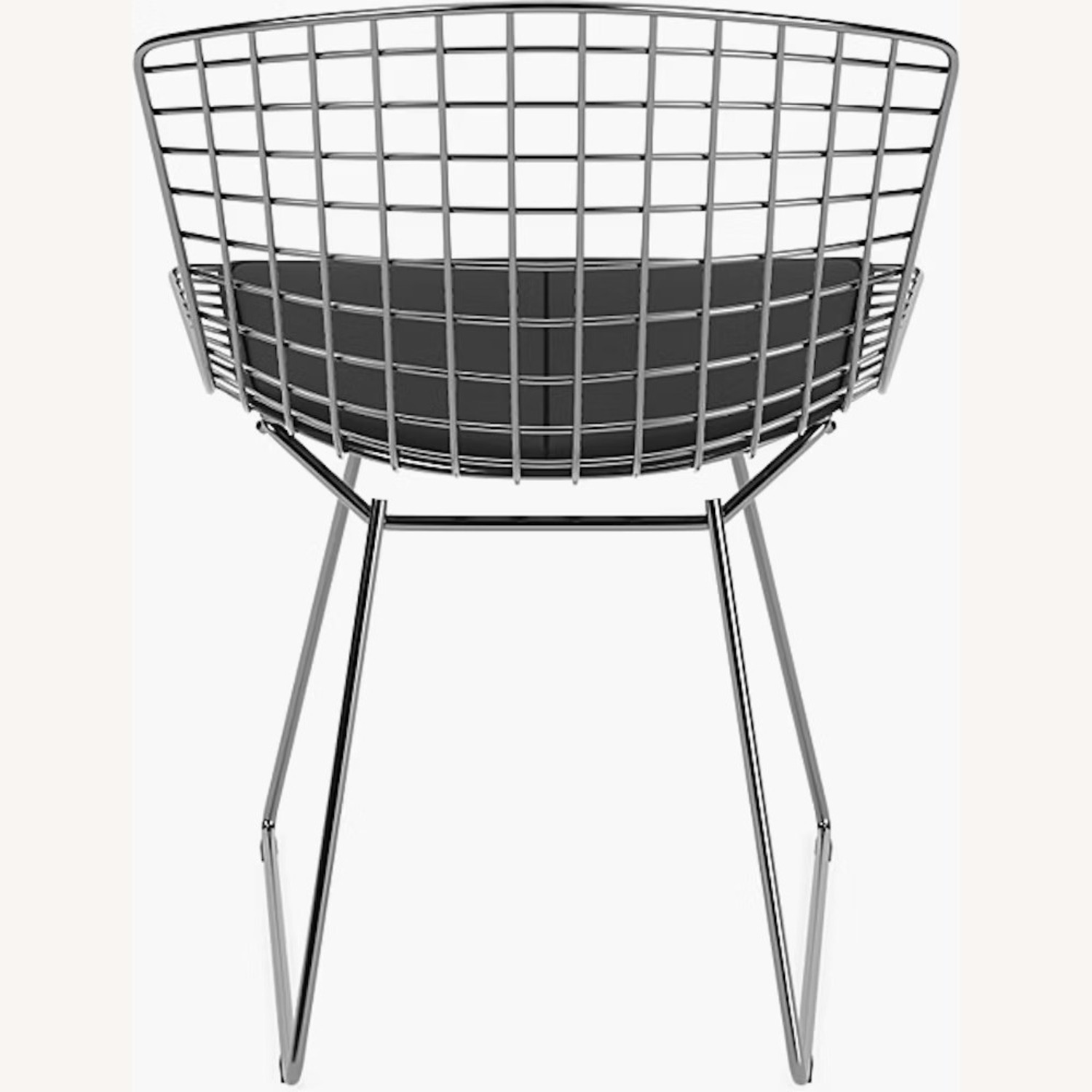 Design Within Reach Silver Metal Dining Chairs - image-2