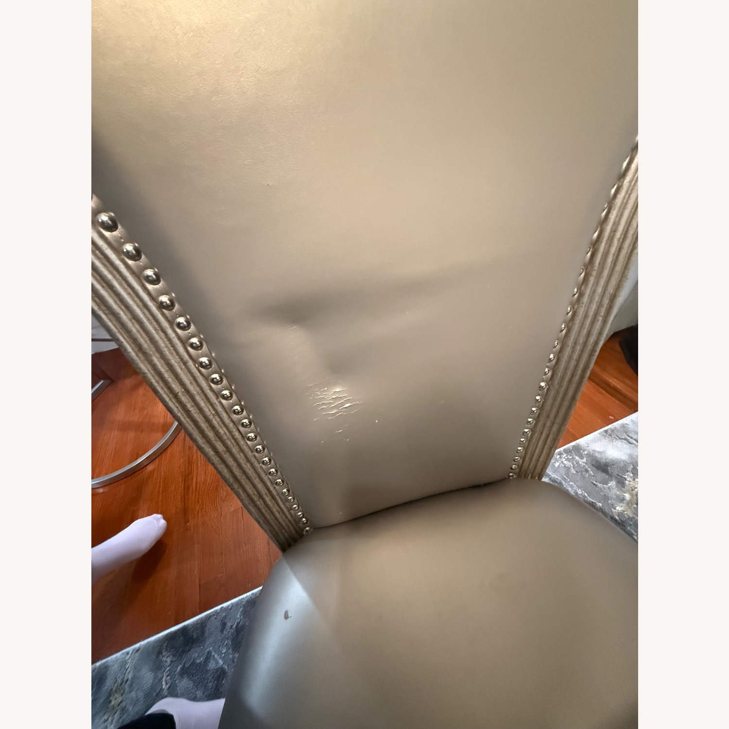 Gray Wood Dining Sets W Leaf Extension - image-3