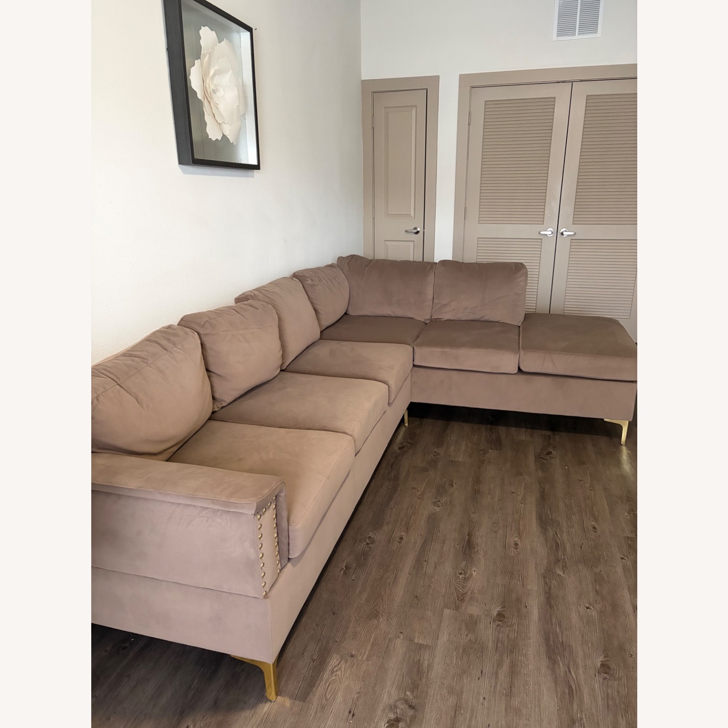 Natural 2 Piece Sectional - image-1