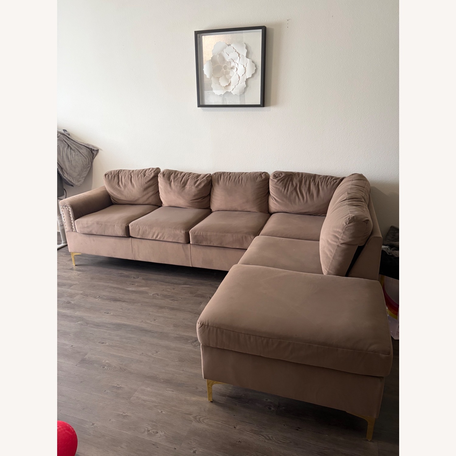 Natural 2 Piece Sectional - image-2