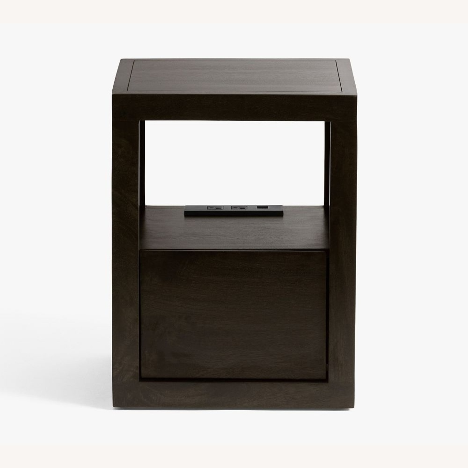 Pottery Barn Cayman Dark Brown Wood Nightstands - image-6