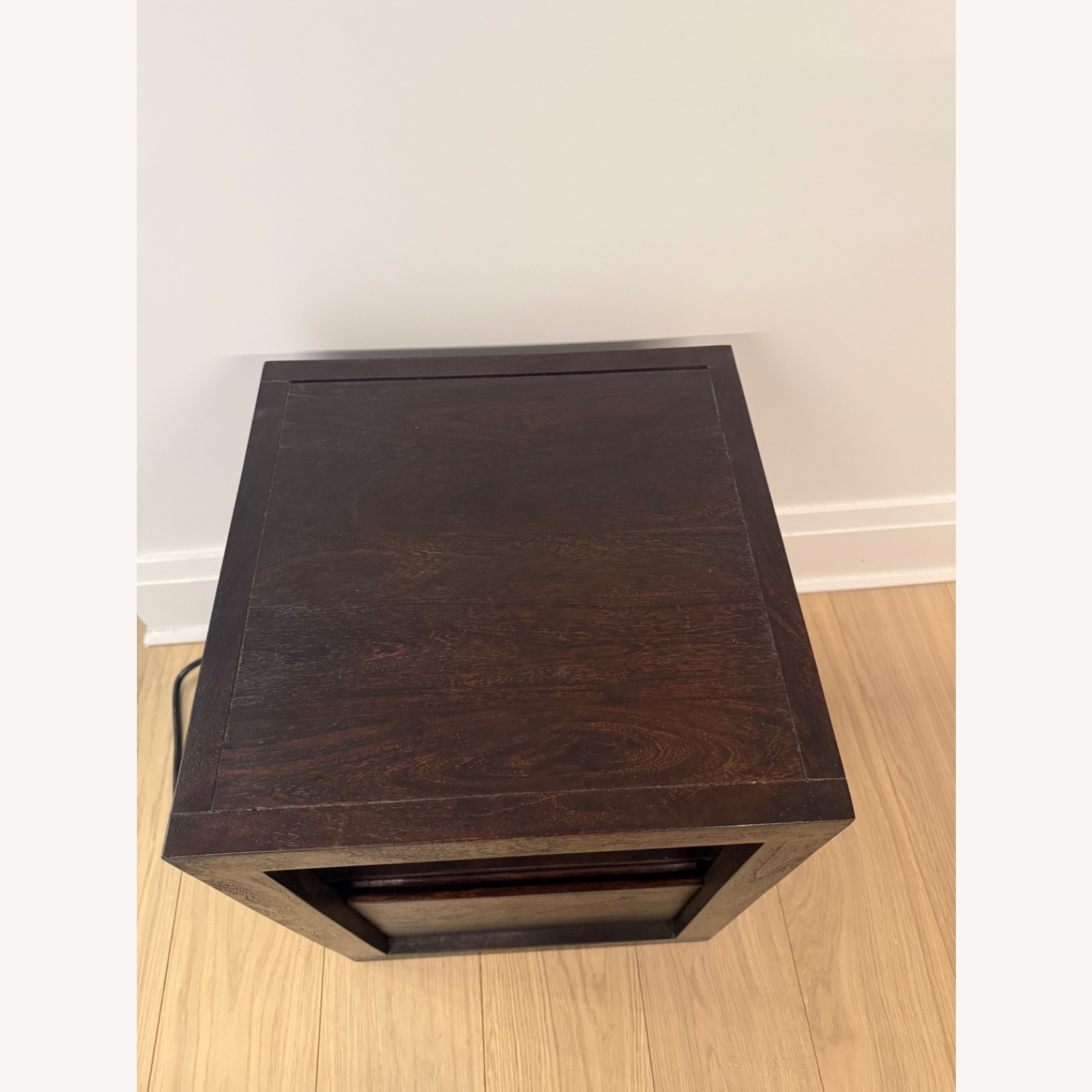 Pottery Barn Cayman Dark Brown Wood Nightstands - image-3