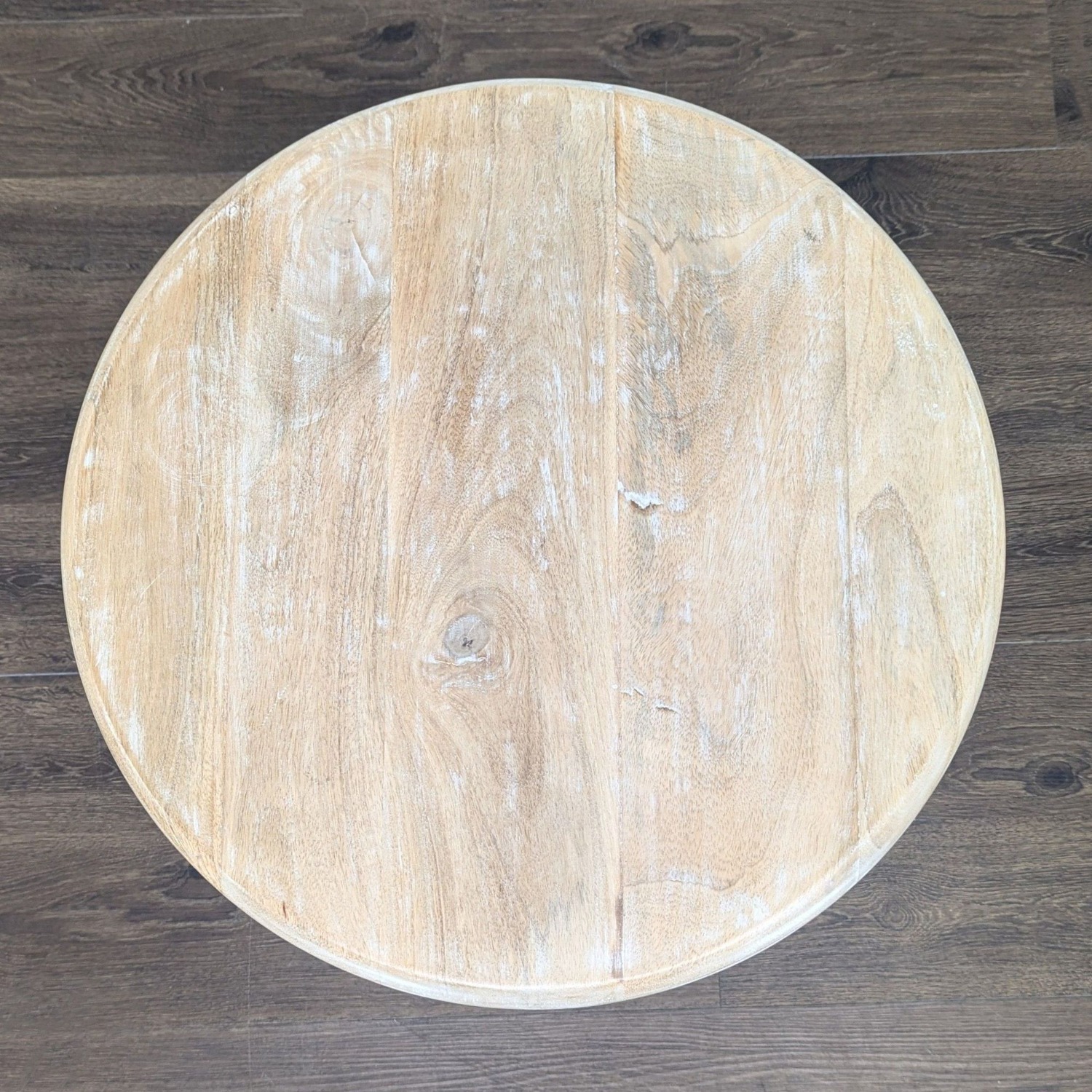 Mango Wood Accent Table with Circle Cut-Outs	 - image-7