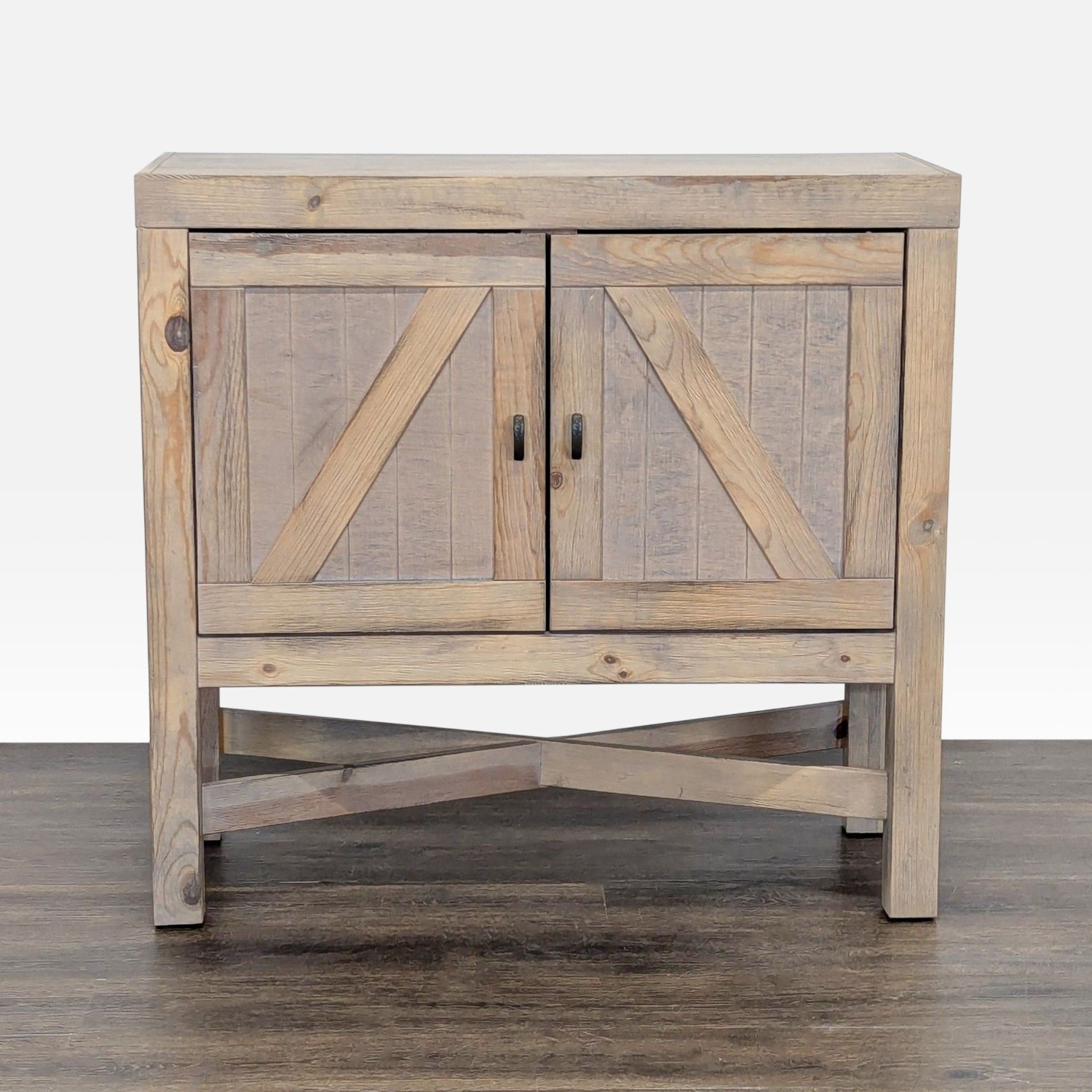 Two Door Rustic Storage Cabinet - image-2
