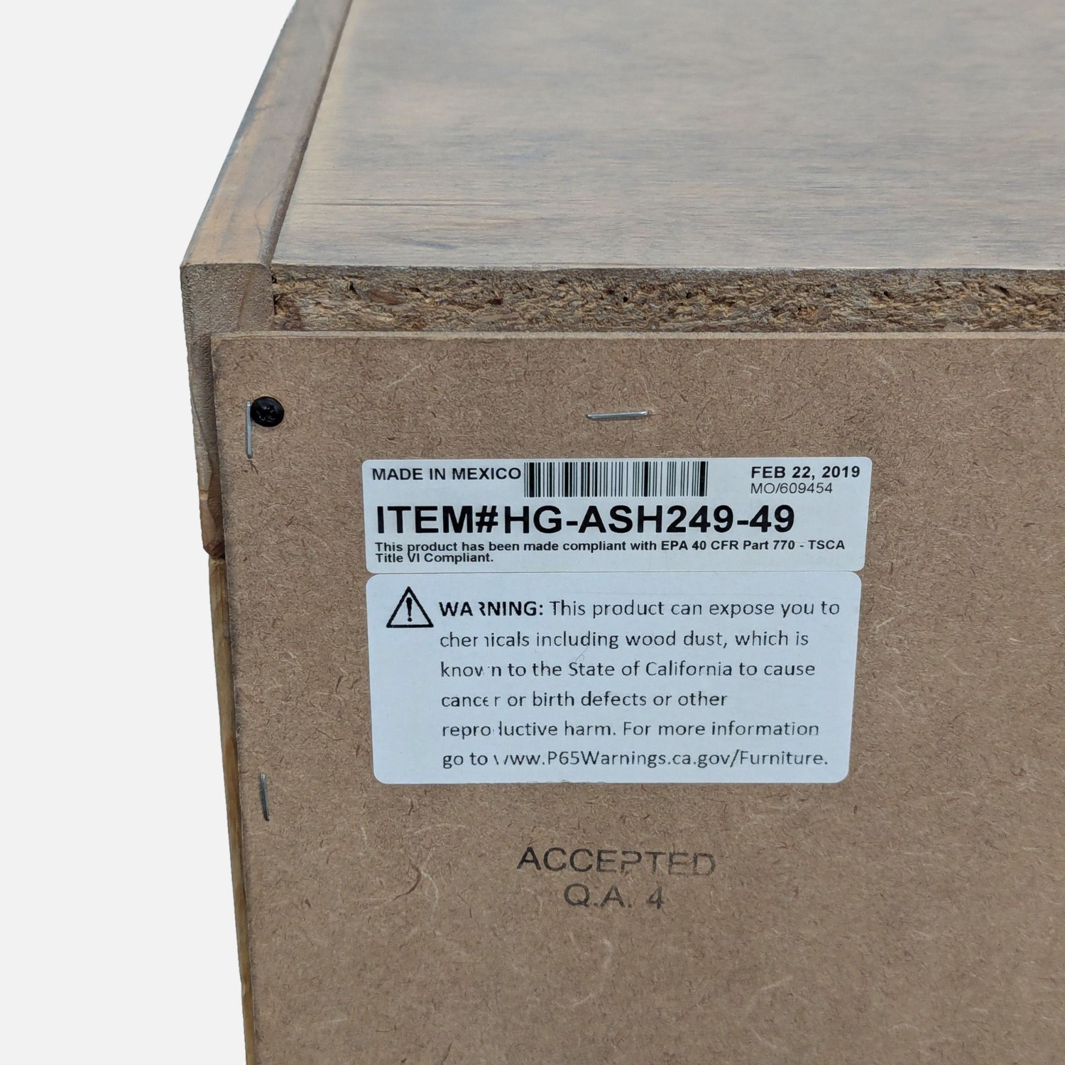 Two Door Rustic Storage Cabinet - image-7