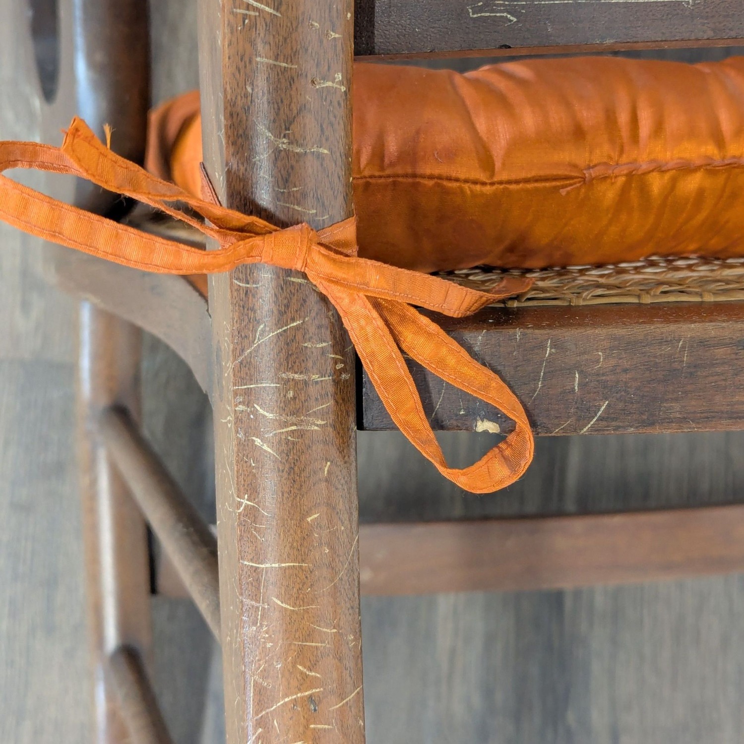 Vintage Bentwood Rocking Chair with Cane Back  - image-10