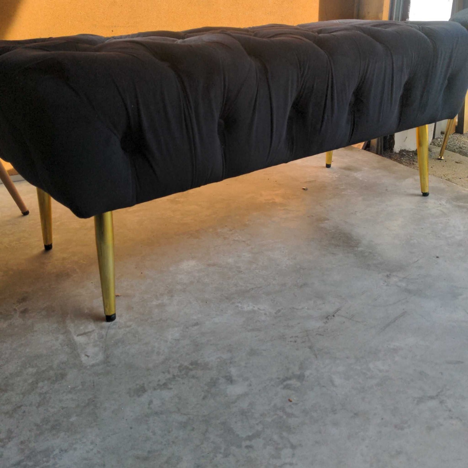 Sagebrook Home Button Tufted Bench - image-7