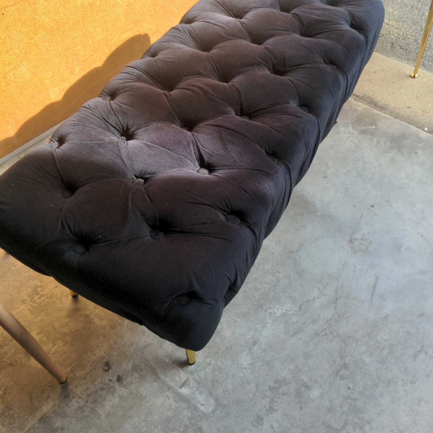 Sagebrook Home Button Tufted Bench - image-1