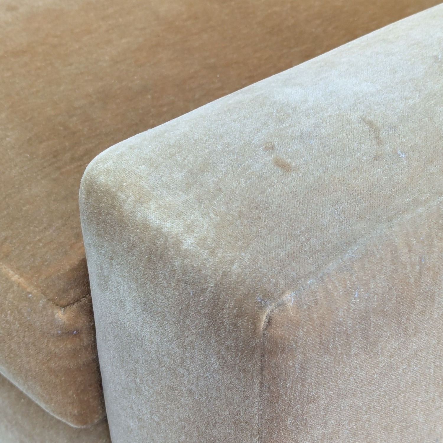 Cozy Mustard Brown Velvet Lounge Armchair - image-6