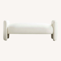 Crate & Barrel Lyon Bench by Leanne Ford