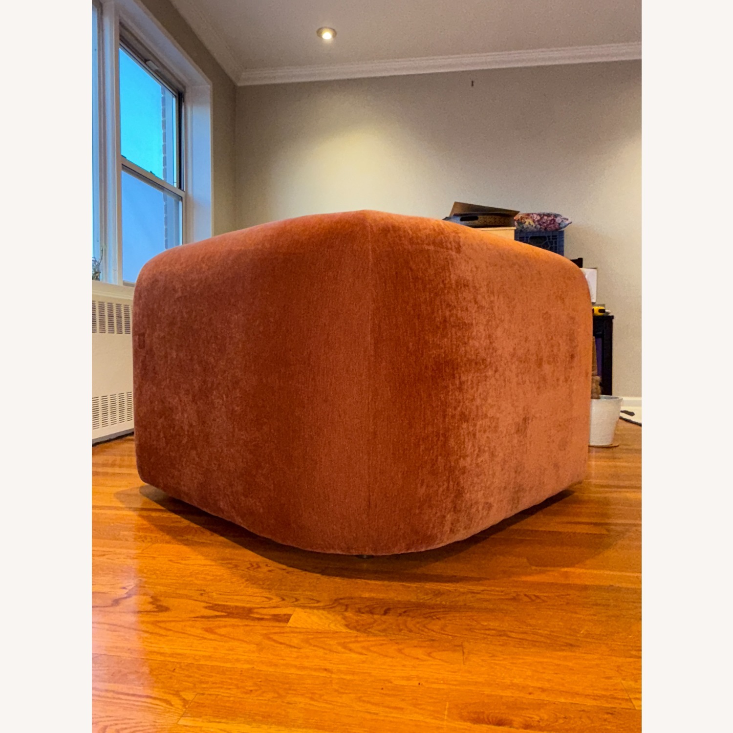 Joybird Sebastian Orange Fabric Armchair - image-3