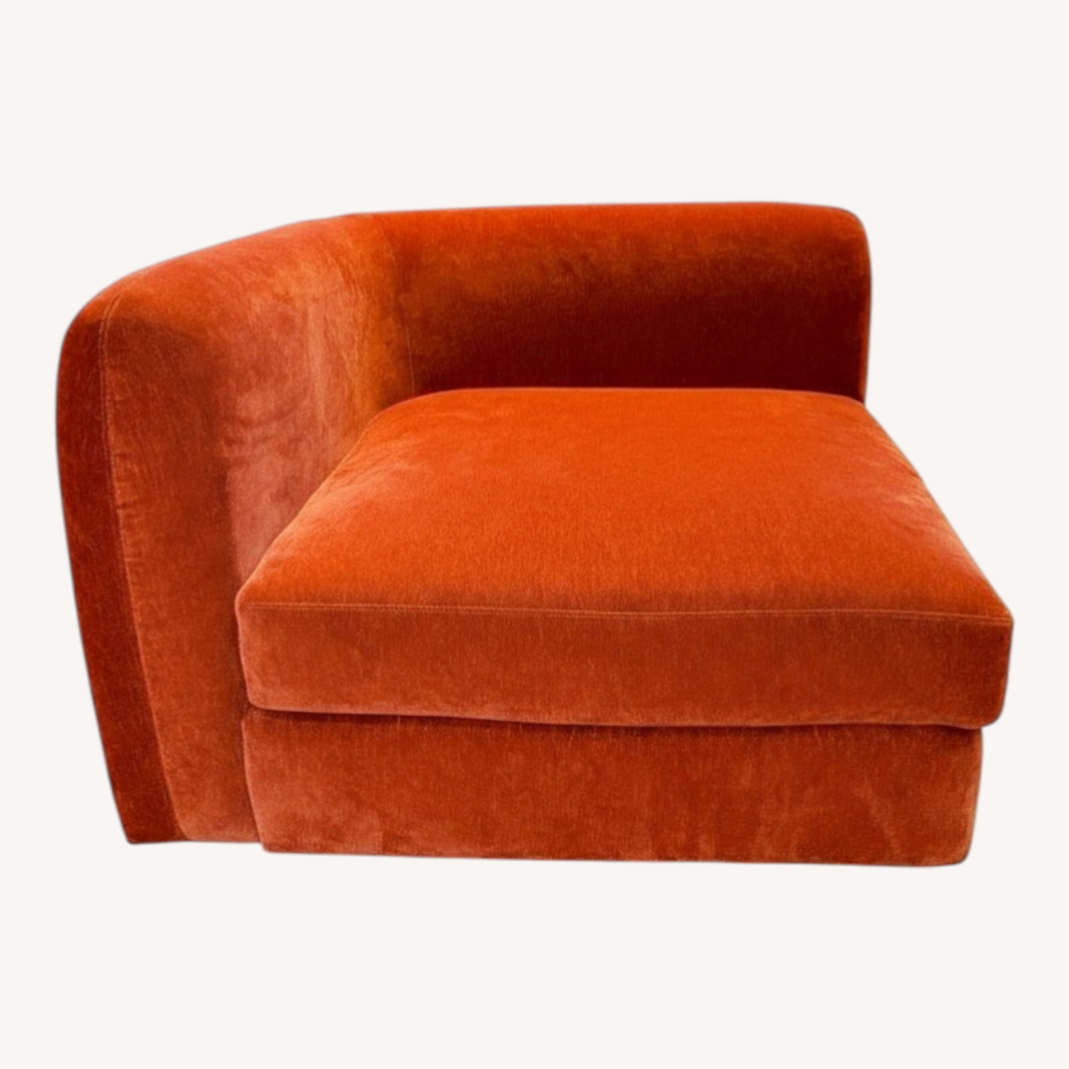 Joybird Sebastian Orange Fabric Armchair - image-0