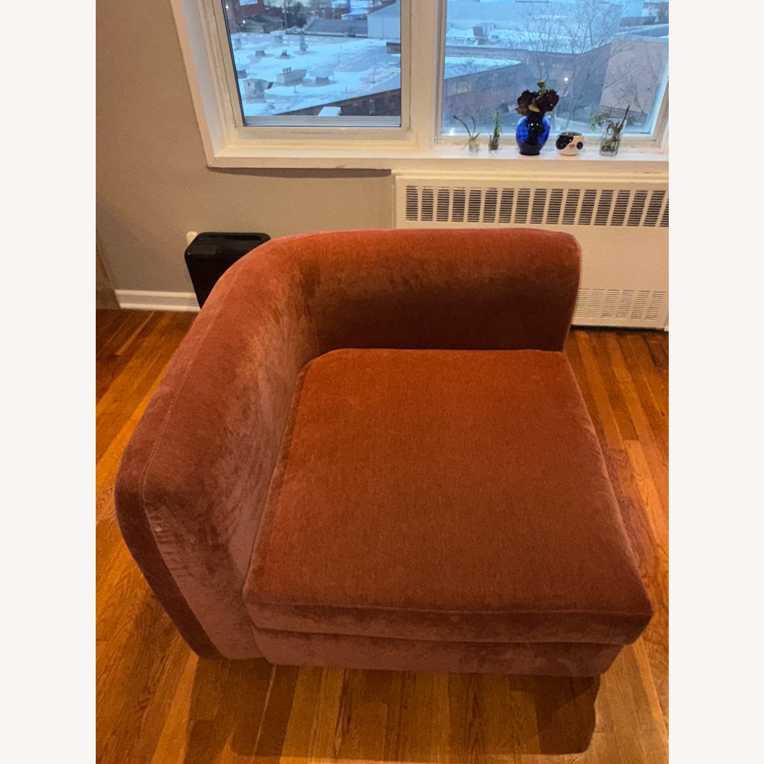 Joybird Sebastian Orange Fabric Armchair - image-2