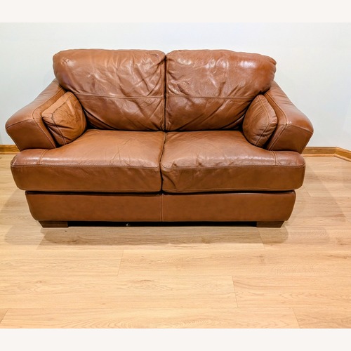 Used Leather 2 Seater Sofa for sale on AptDeco