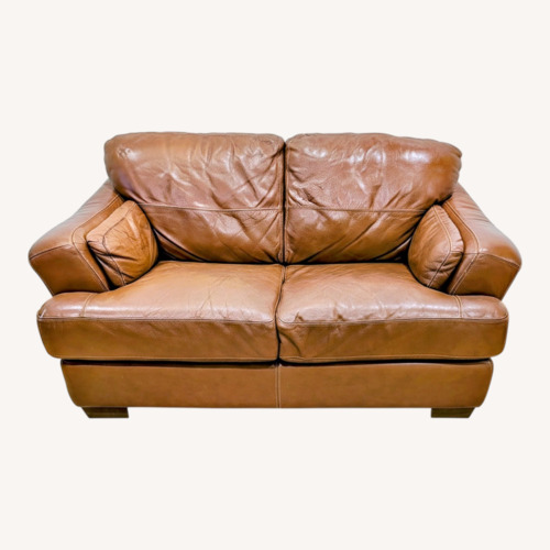Used Leather 2 Seater Sofa for sale on AptDeco