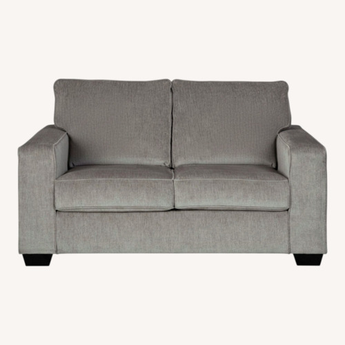 Used Ashley Furniture Atari Light Gray Fabric 2 Seater Sofa for sale on AptDeco
