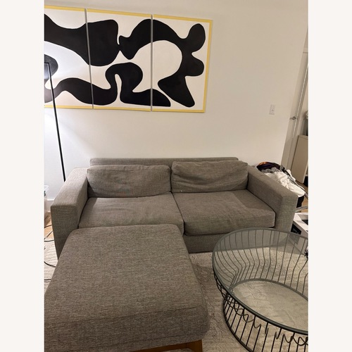Used West Elm Urban Dark Gray Fabric 2 Seater Sofa for sale on AptDeco