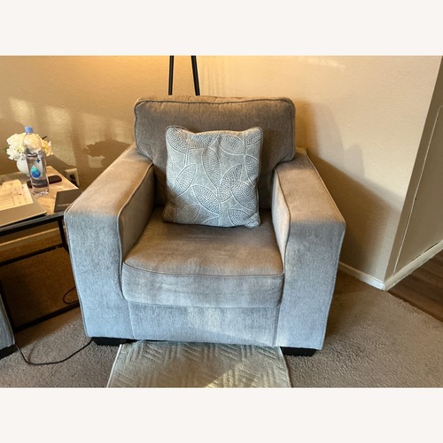 Used Ashley Furniture Atari Light Gray Accent Chair for sale on AptDeco