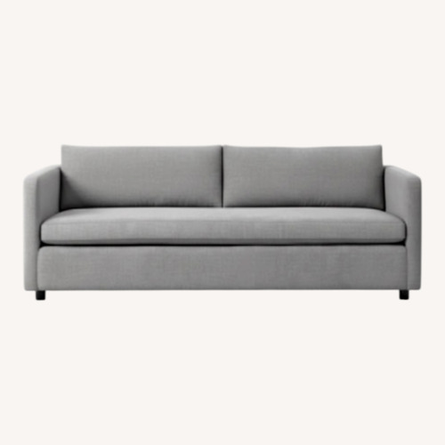 Used West Elm Light Gray Fabric 3+ Seater Sofa for sale on AptDeco