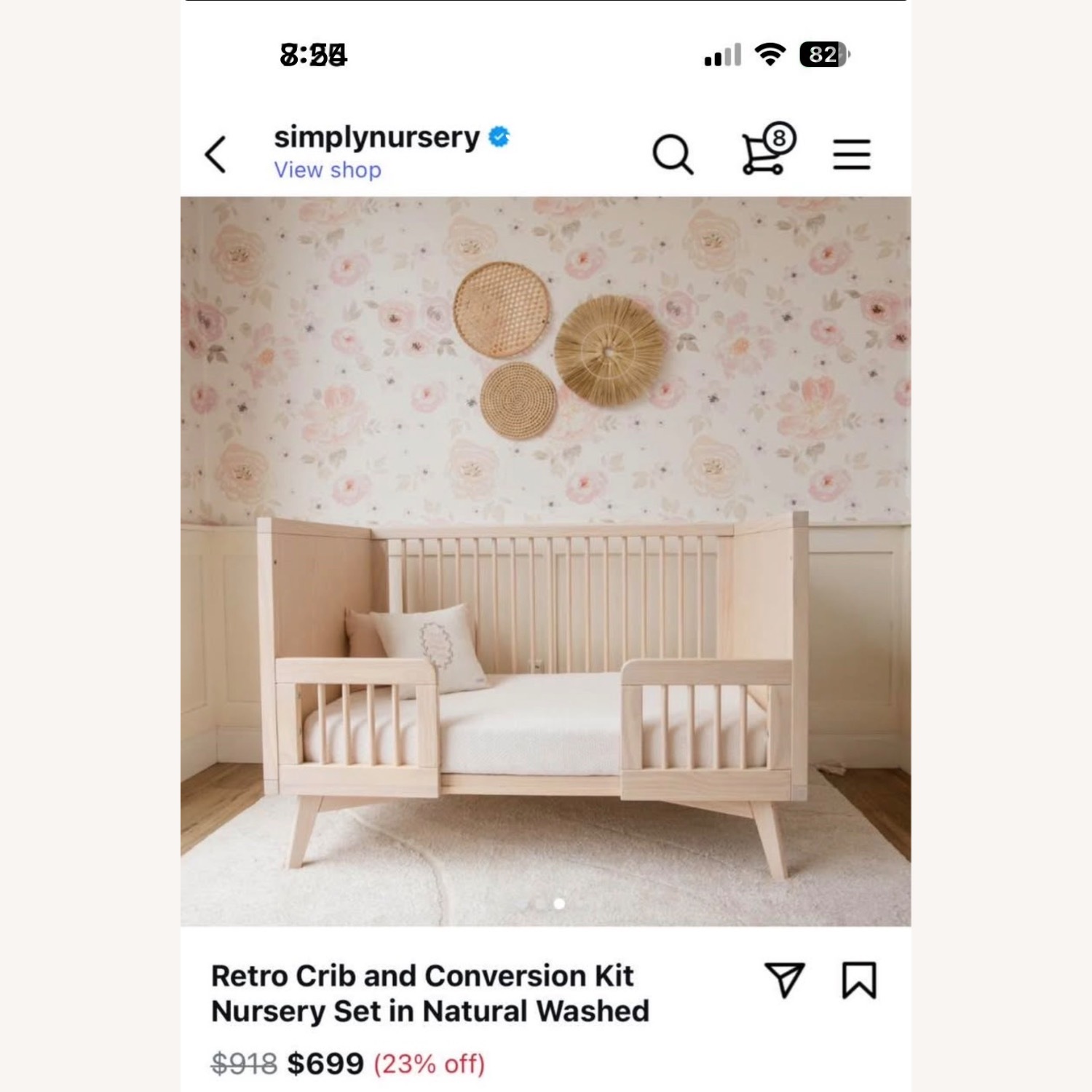 Retro Crib and Conversion Kit  - image-2