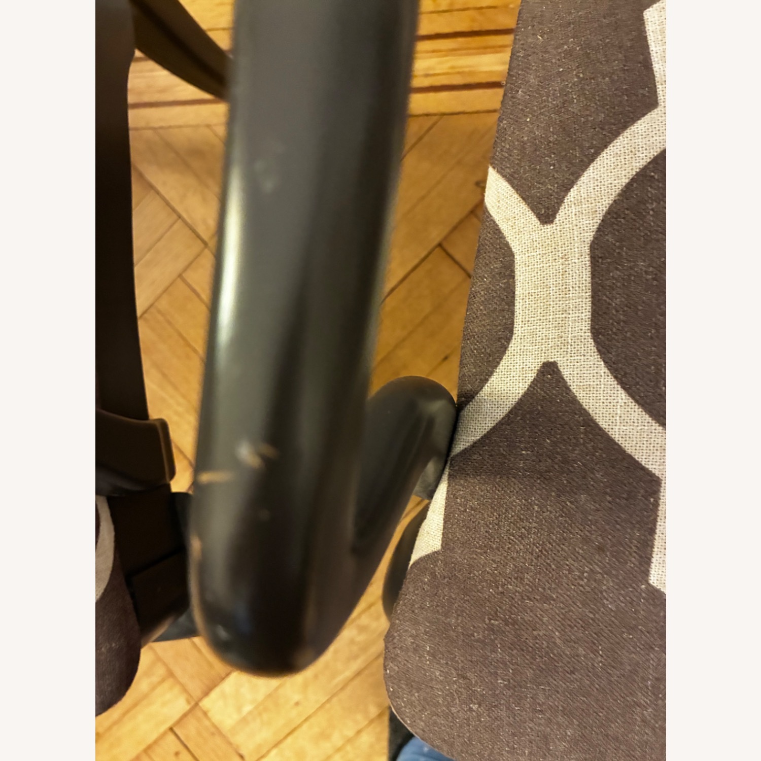 Queen Ann Solid Wood Gray Finish Dining Chairs - image-3