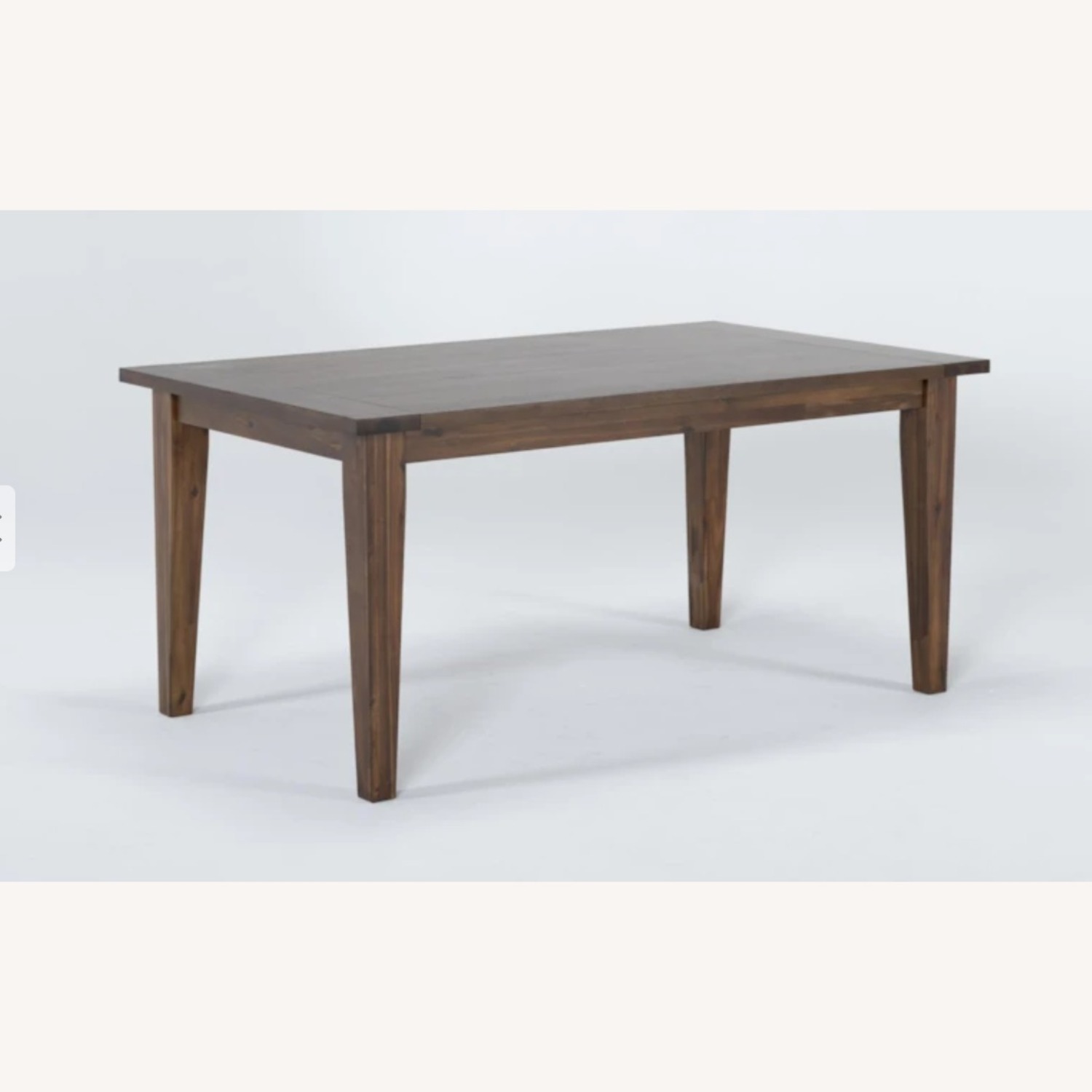 Living Spaces Elle Dark Brown Wood Dining Table - image-1