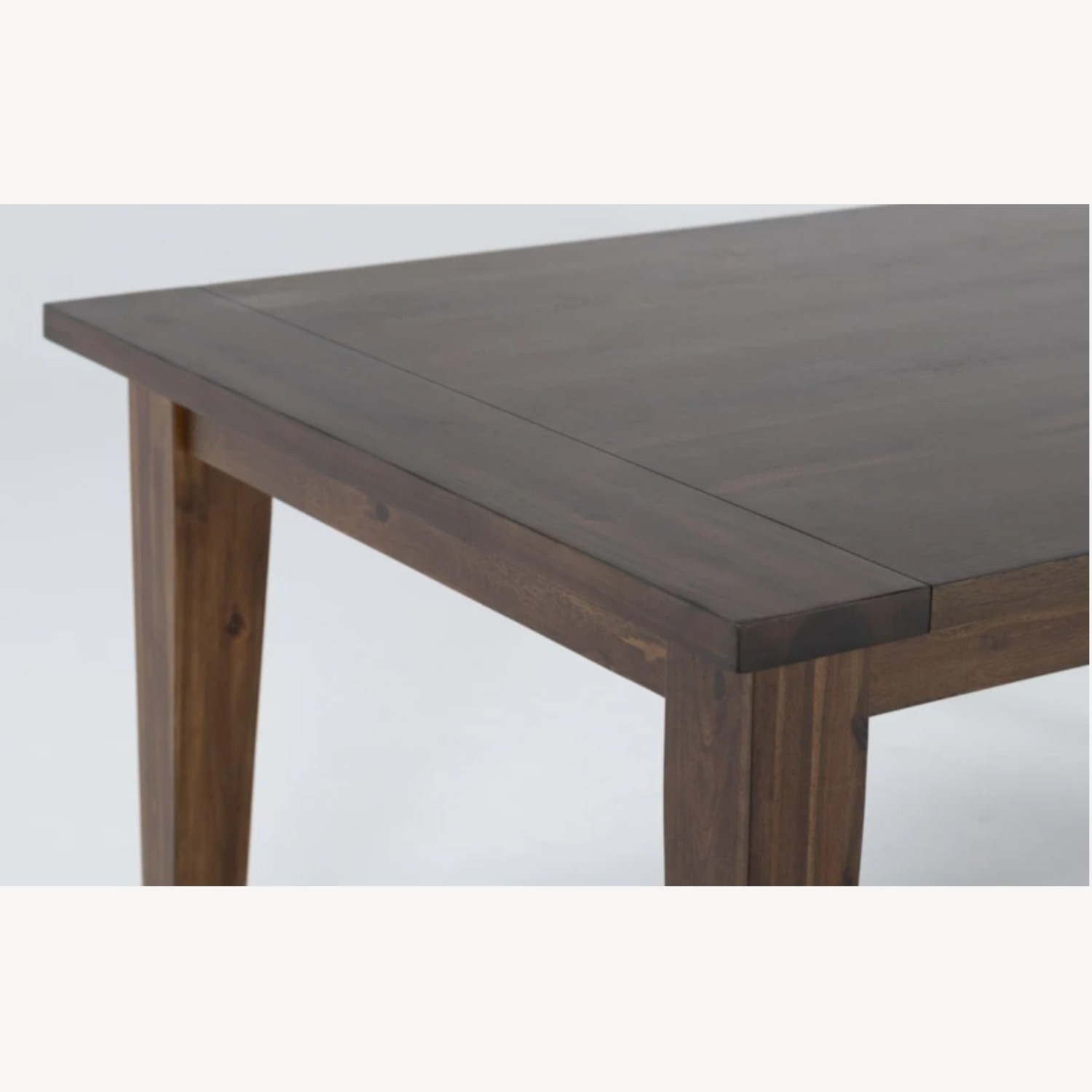 Living Spaces Elle Dark Brown Wood Dining Table - image-3