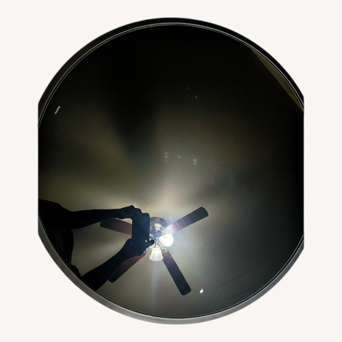 Used Black Glass Coffee Table for sale on AptDeco