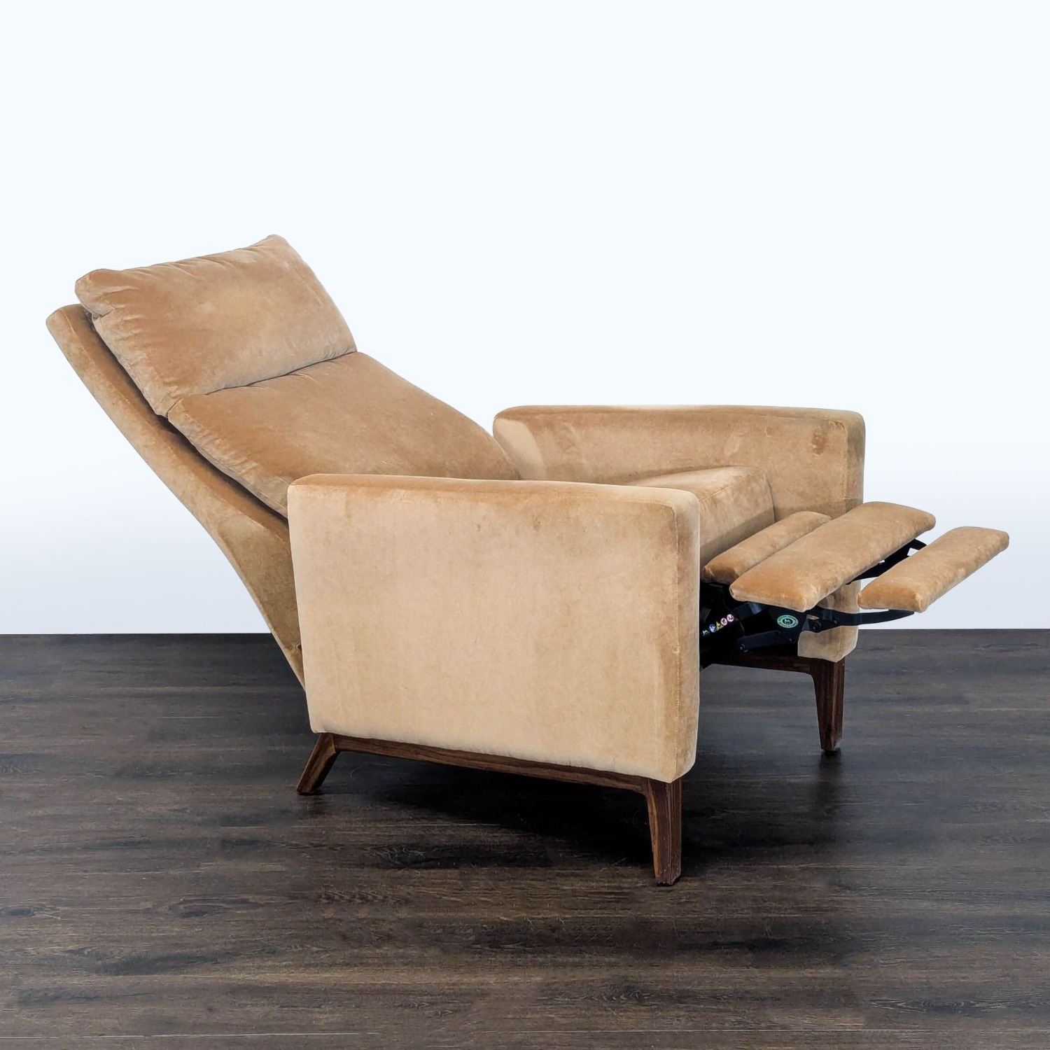 Room and Board Wynton Modern Tan Recliner  - image-4