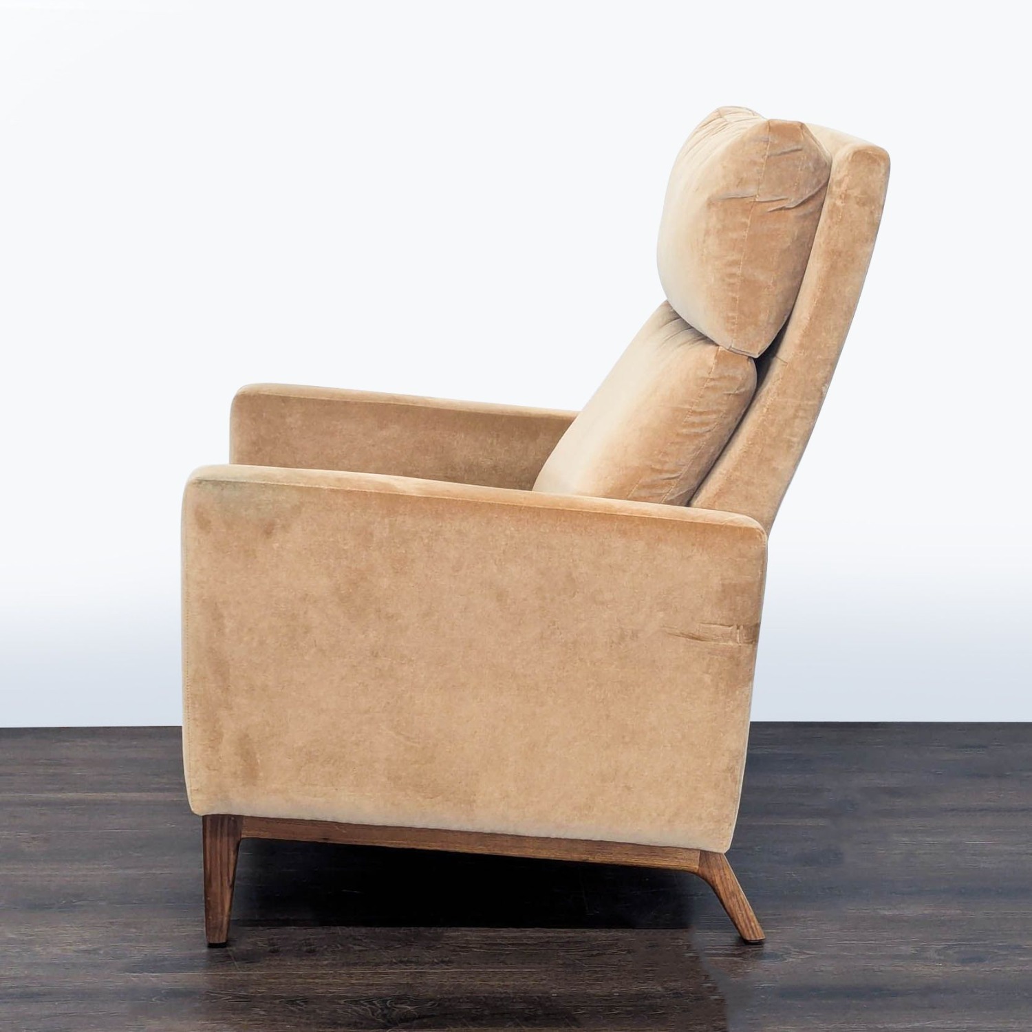 Room and Board Wynton Modern Tan Recliner  - image-7